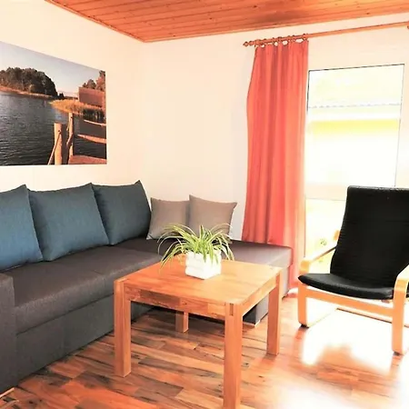 Moderner Doppelbungalow Mit Terrasse Und Grill Im Mirow Ferienhaus *